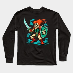 Skeleton warrior Long Sleeve T-Shirt